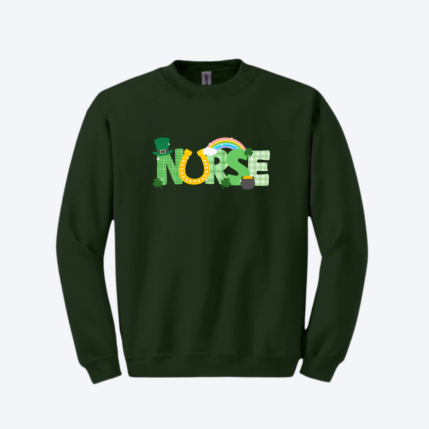 Embroidered Nurse Crewneck