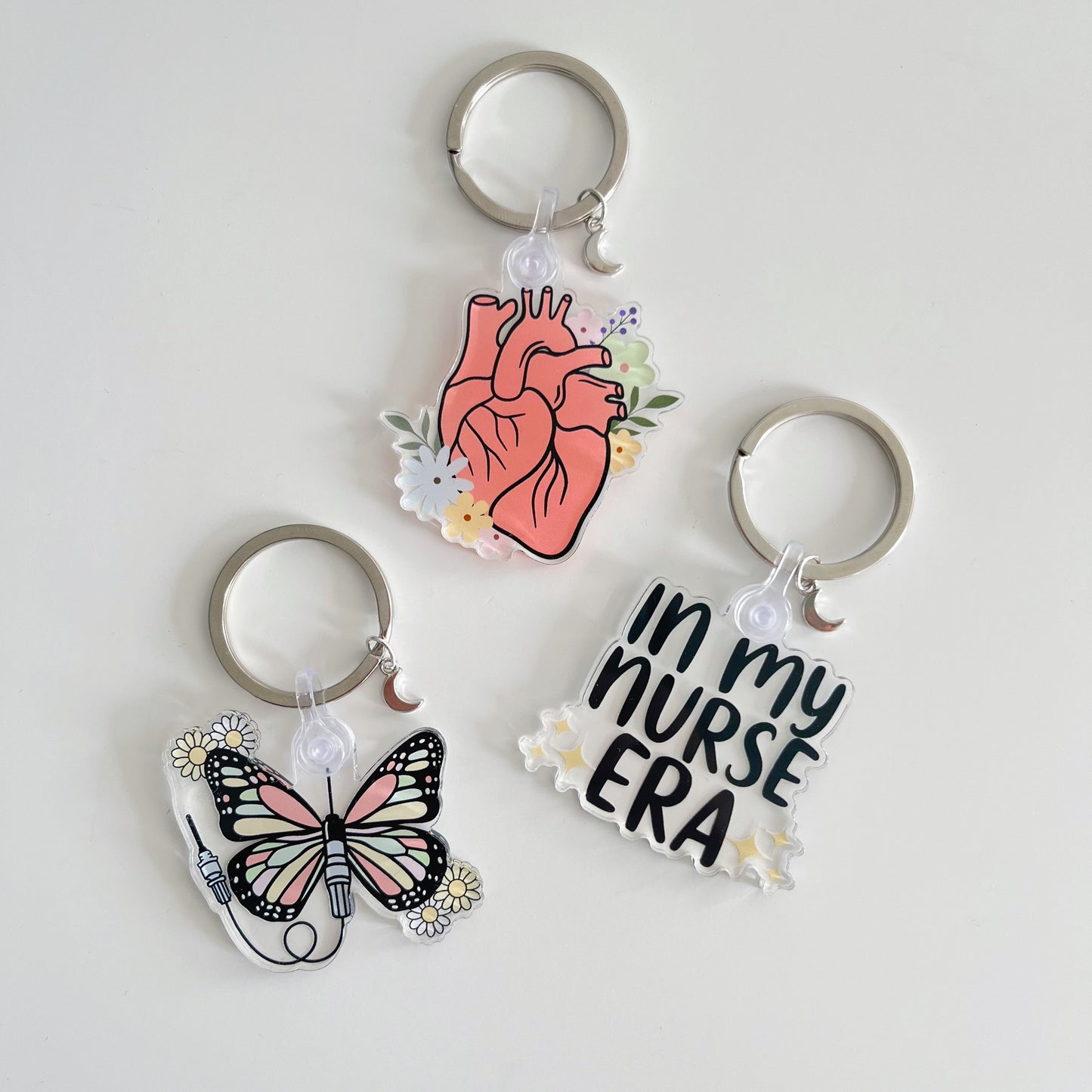 Butterfly IV Acrylic Keychain