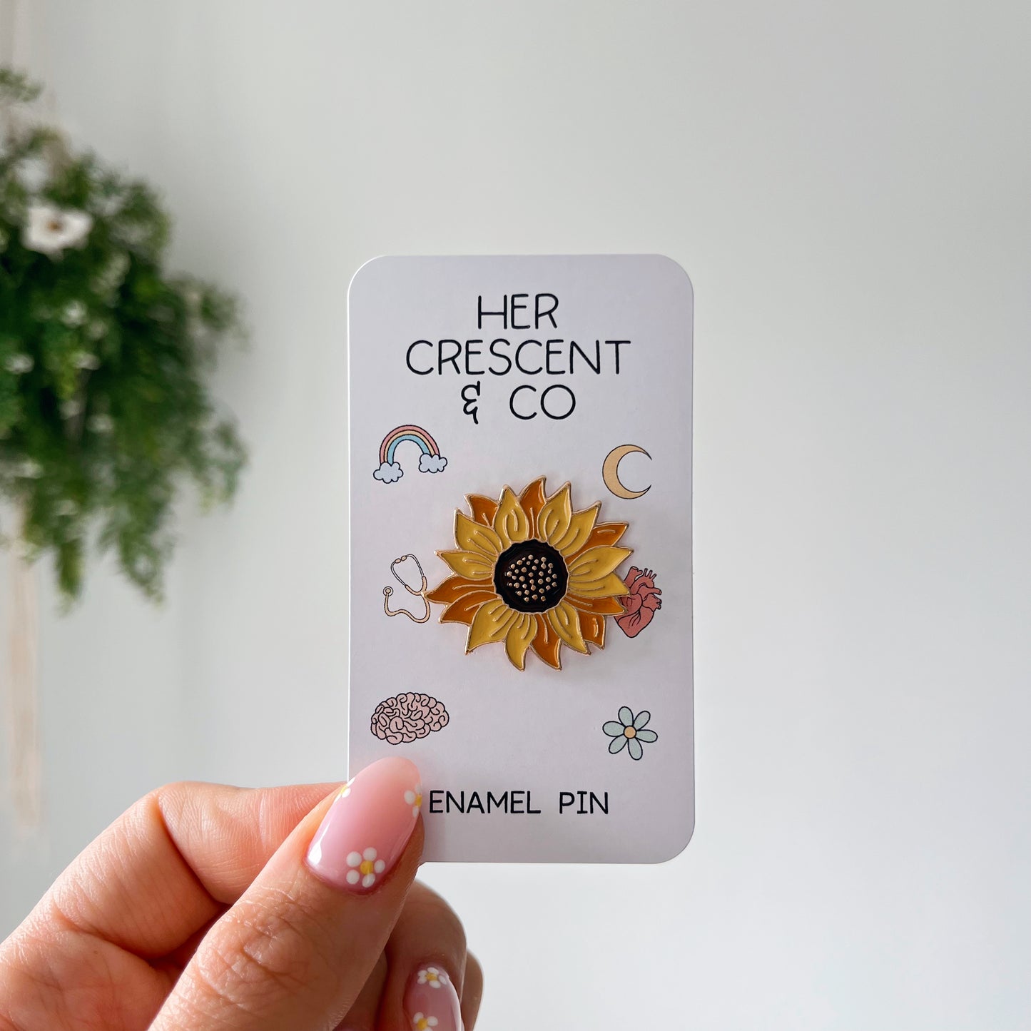 Sunflower Enamel Pin