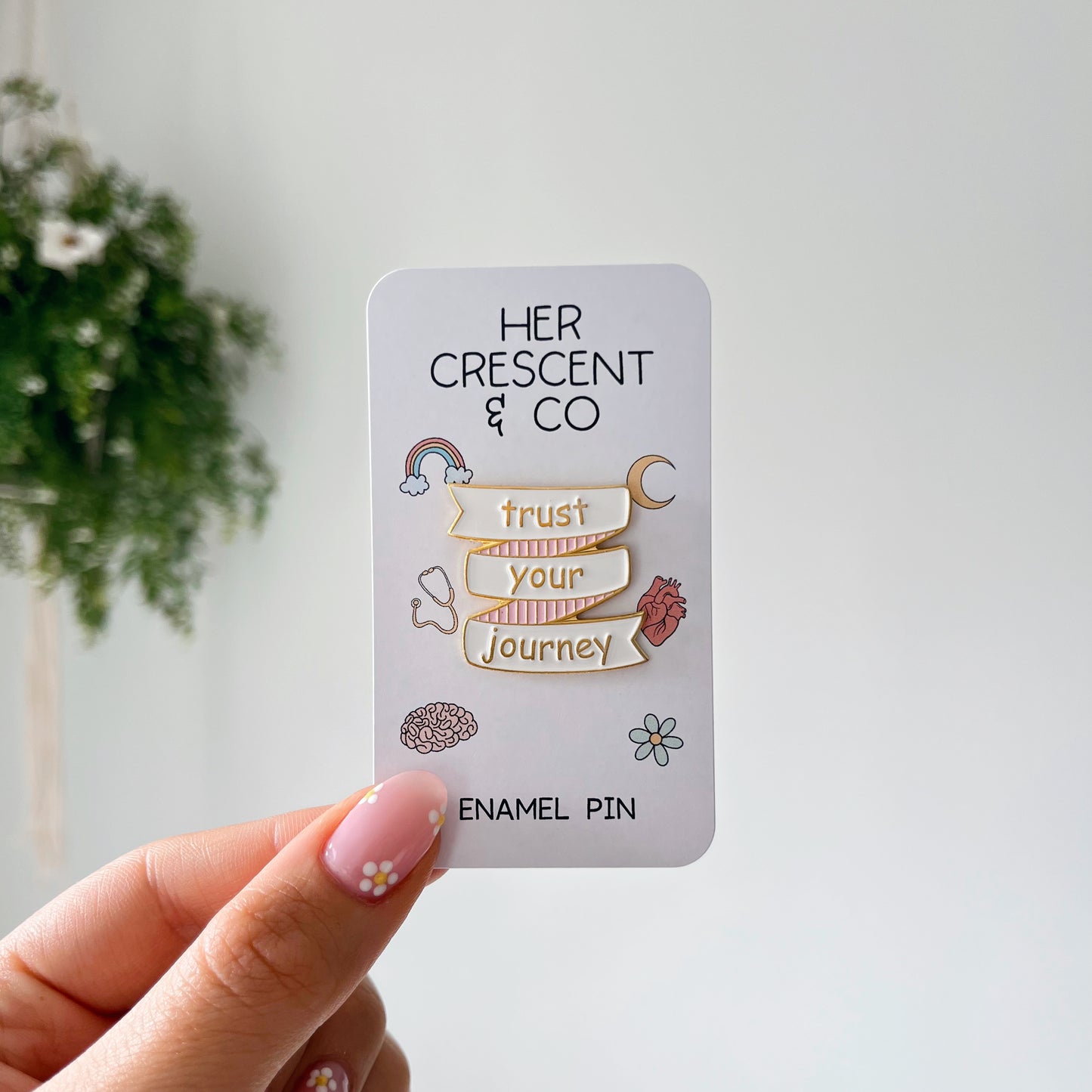 Trust Your Journey Enamel Pin