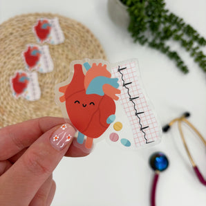 Cardiac Strip Sticker