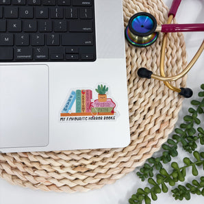 Horror Books Sticker