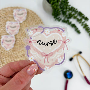 Nurse Cake Sticker