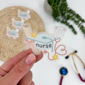 Nurse Graduate Sticker