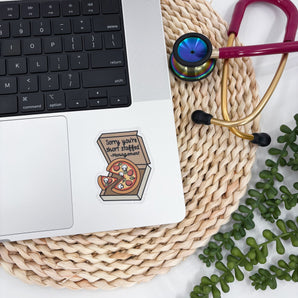 Short Staffed Pizza Sticker