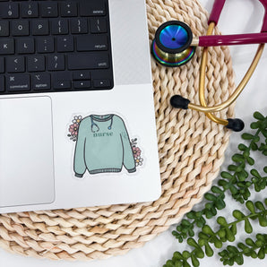 Nurse Sweater Sticker