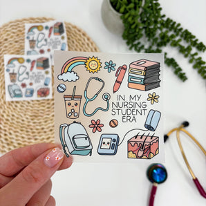 Nursing Student Sticker Collage
