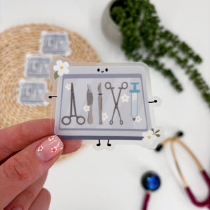 Surgical Tray Sticker