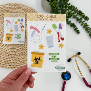 Lab Toolkit Sticker Sheet