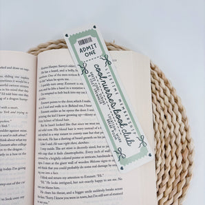 Cool Nurses Book Club Bookmark