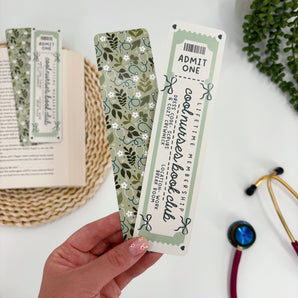 Set of 2 Sage Bookmarks