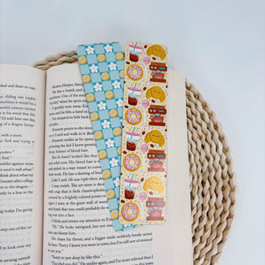 Set of 2 Checkered Cafe Bookmarks