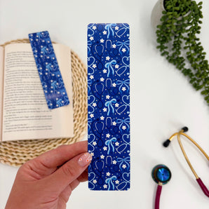 Navy Stethoscope Bookmark
