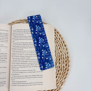 Navy Stethoscope Bookmark