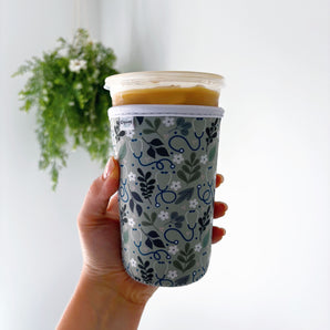 Sage Stethoscope Iced Coffee Coozie