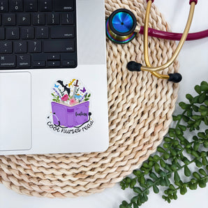 Cool Nurses Read Fantasy Sticker