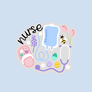 March Spring Sticker