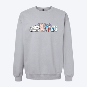 Emergency Icons Crewneck