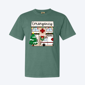 Christmas Emergency Building T-Shirt