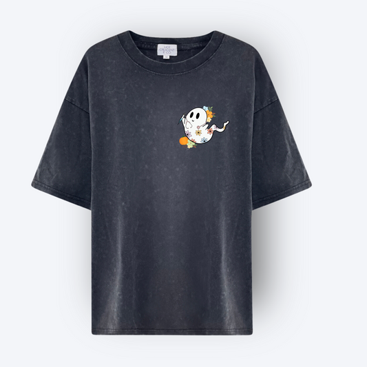 Spooky Ghost Oversized T-Shirt