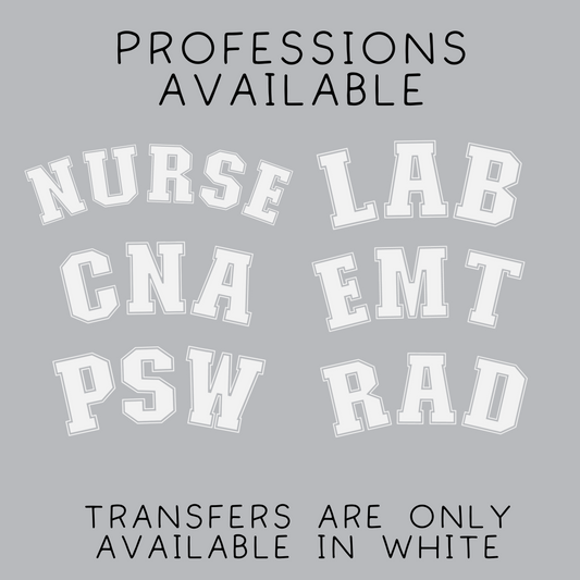 Varsity Profession Heat Transfers