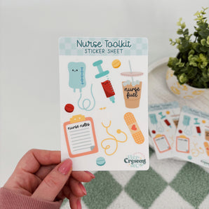 Nurse Toolkit Sticker Sheet