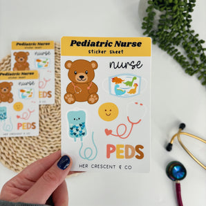 Pediatric Sticker Sheet