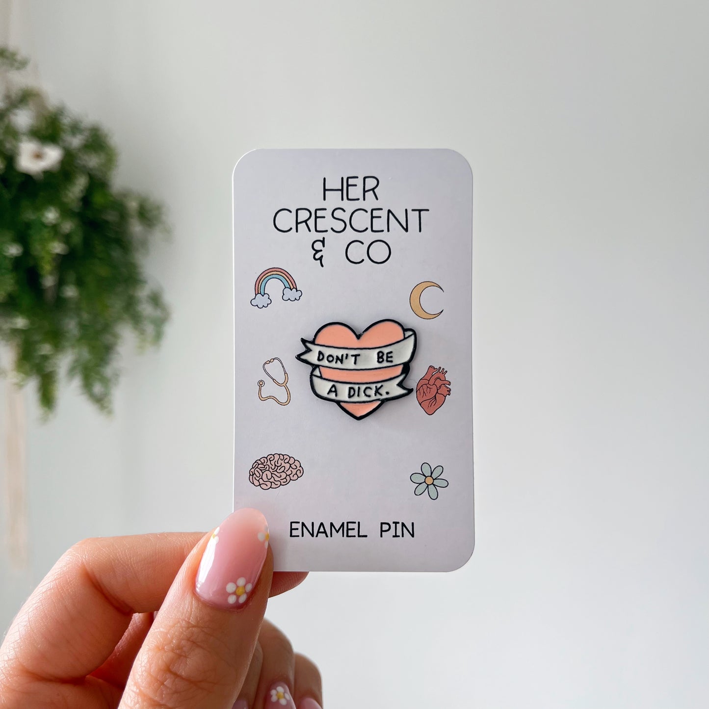 Dont Be a Dick Enamel Pin