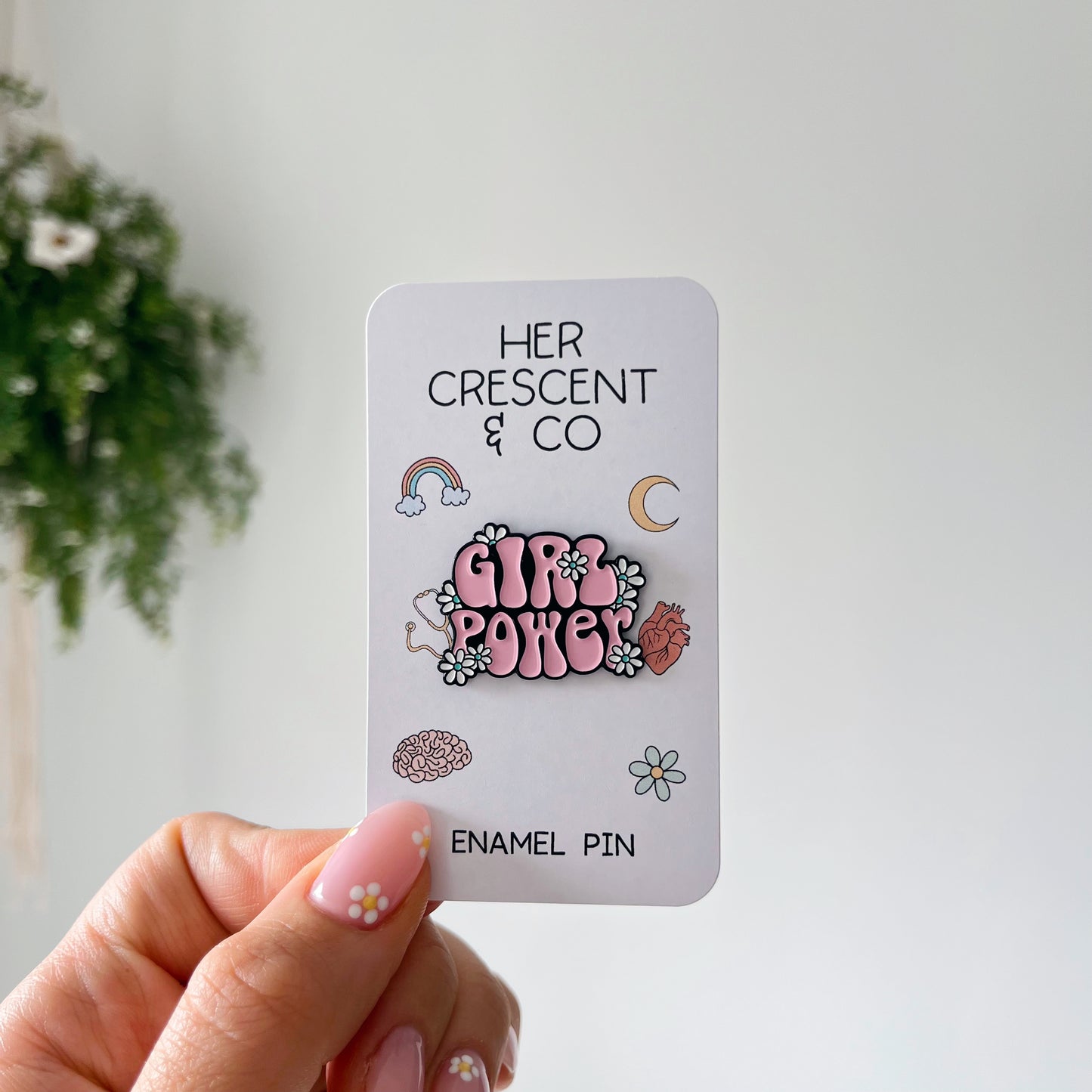 Girl Power Enamel Pin