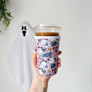 Groovy Ghoulies Coffee Coozie