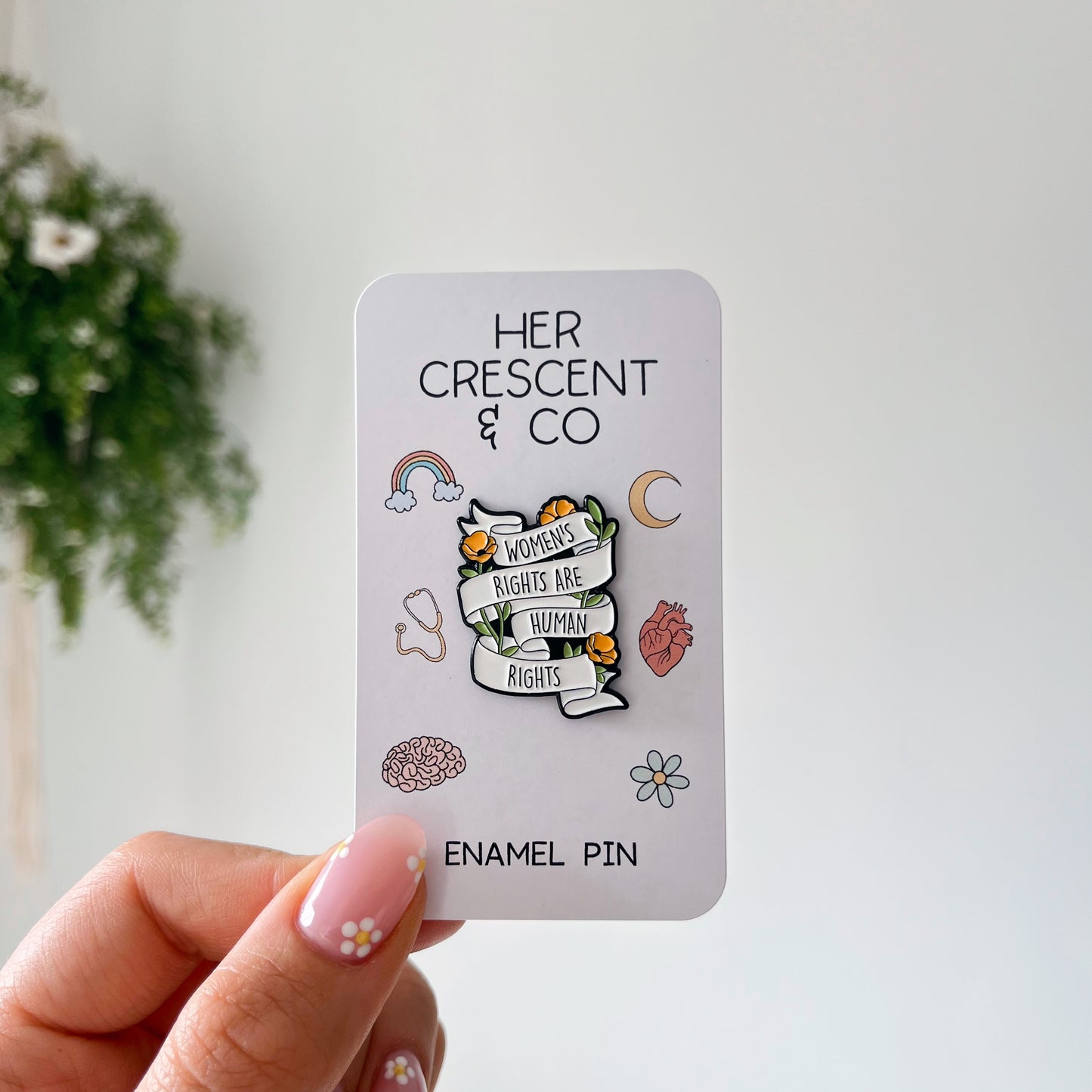Women's Rights Enamel Pin