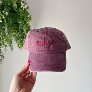 Nurse Embroidered Hat