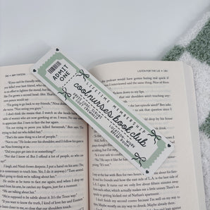 Cool Nurses Book Club Bookmark