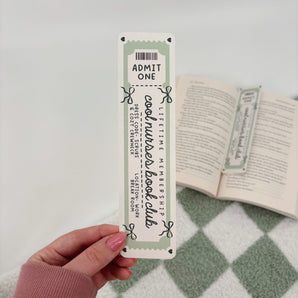 Cool Nurses Book Club Bookmark