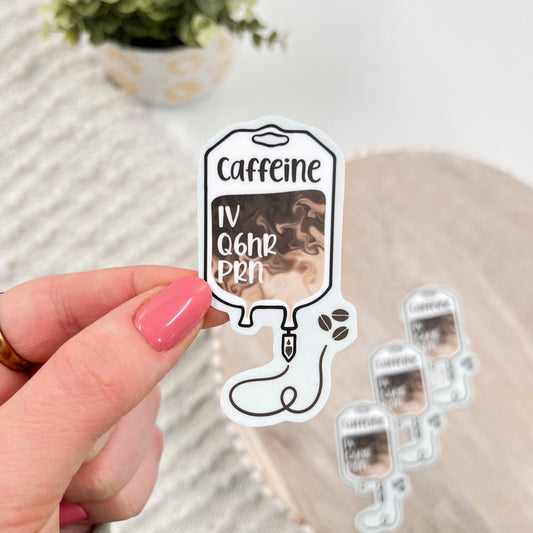 Caffeine IV Sticker