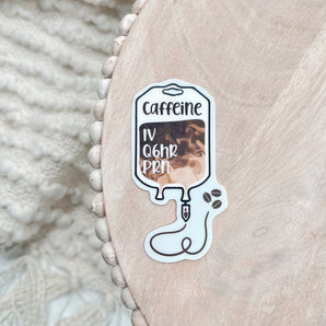 Caffeine IV Sticker
