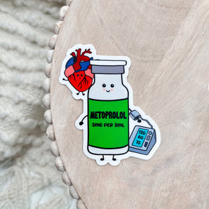 Metoprolol Sticker